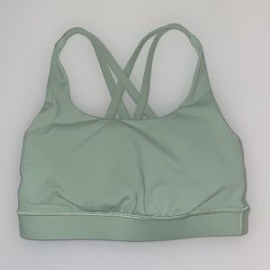 Pale green/blue Lululemon Energy Bra (worn twice)